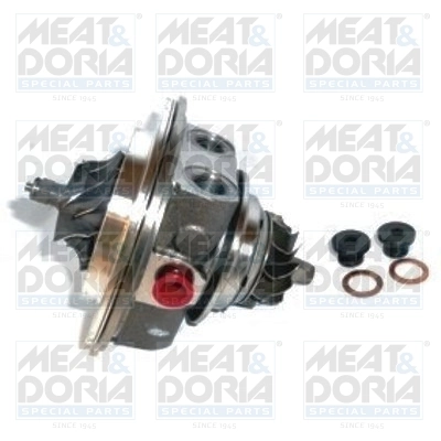 Core assembly, turbocharger